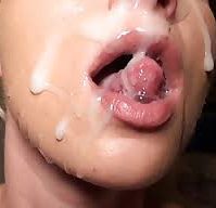 sperm i ansigt porno