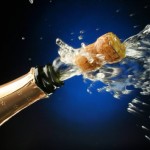Godt nytår champagne
