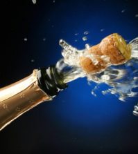 Godt nytår champagne