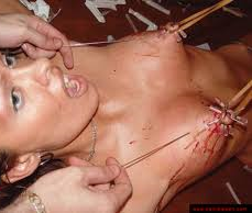 BDSM bryst tortur nåle
