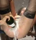 champagne i røvhullet