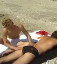 homosex på stranden
