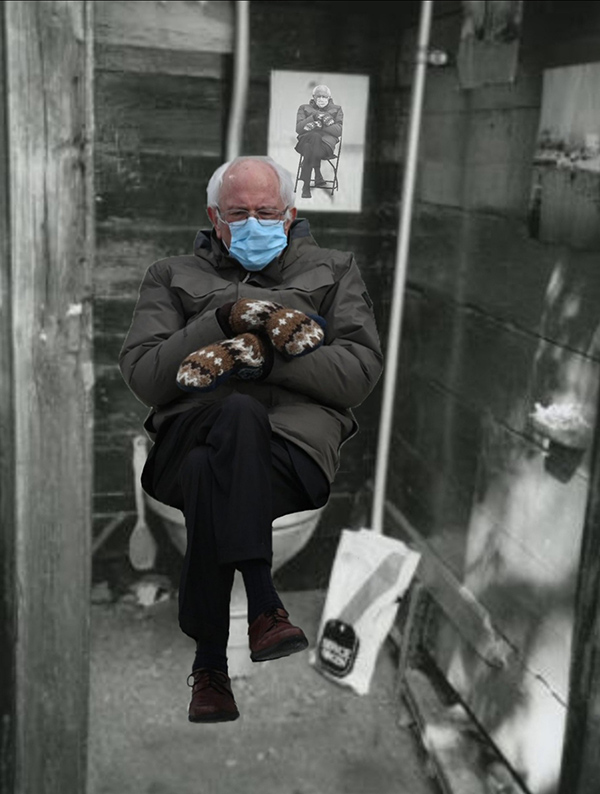 bernie på lokum